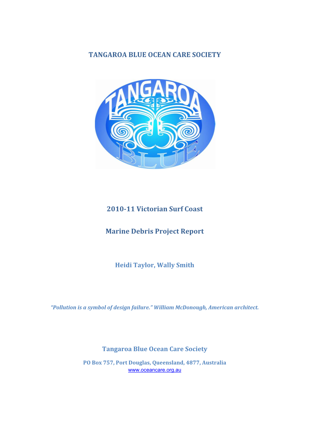 Victorian Surf Coast Report June 2011