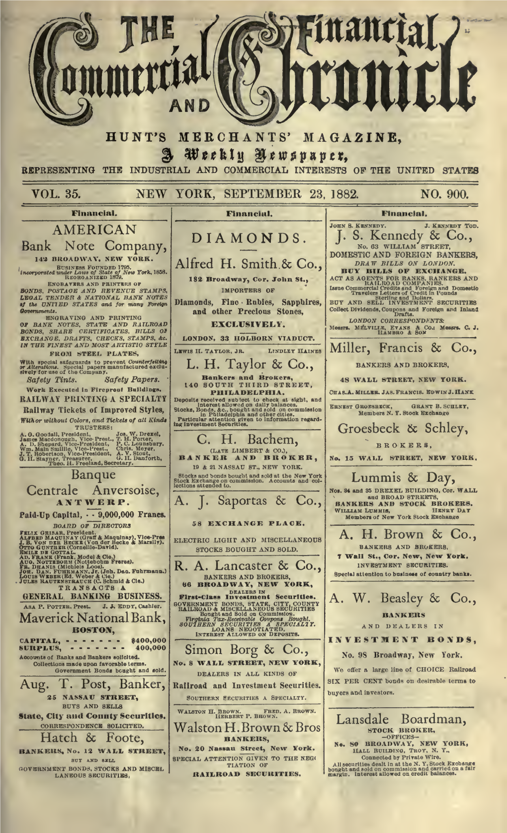 September 23, 1882, Vol. 35, No