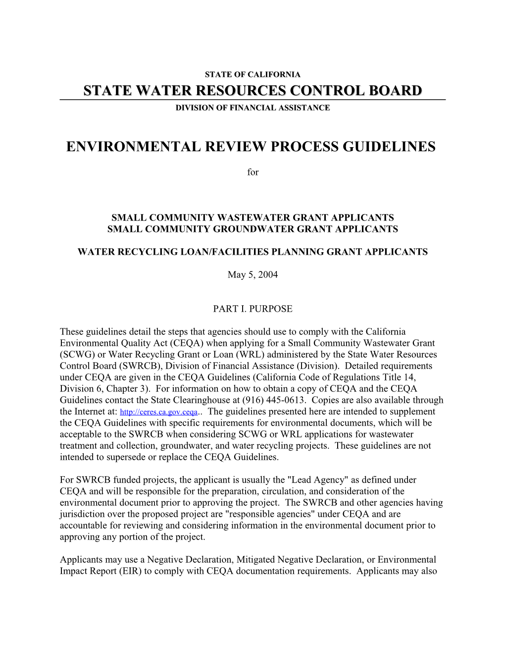 State Water Resources Control Board s3