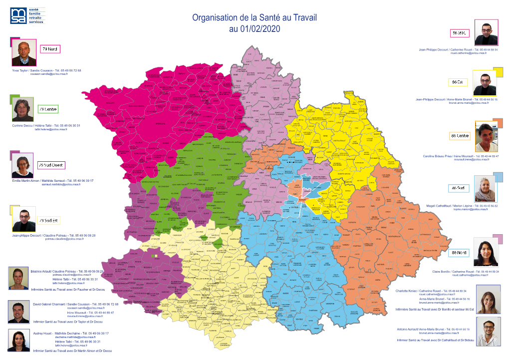 Carte Médecine Du Travail 79-86 Au 01-03-2019.Ai