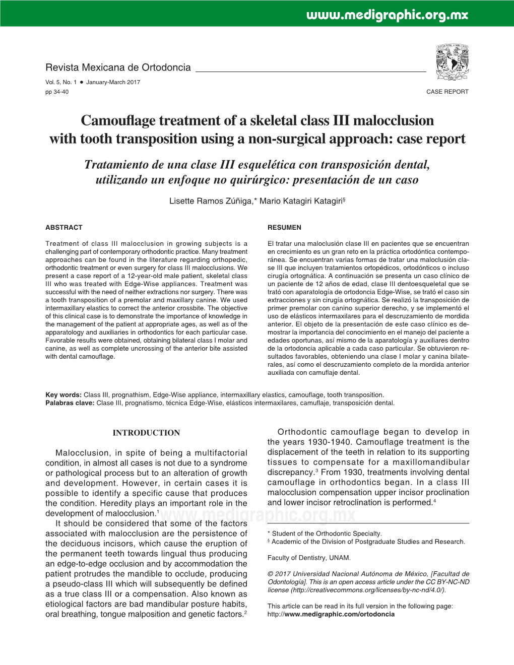 Camouflage Treatment of a Skeletal Class III Malocclusion