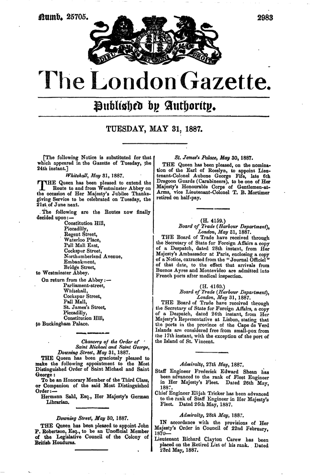 Le London Gazette