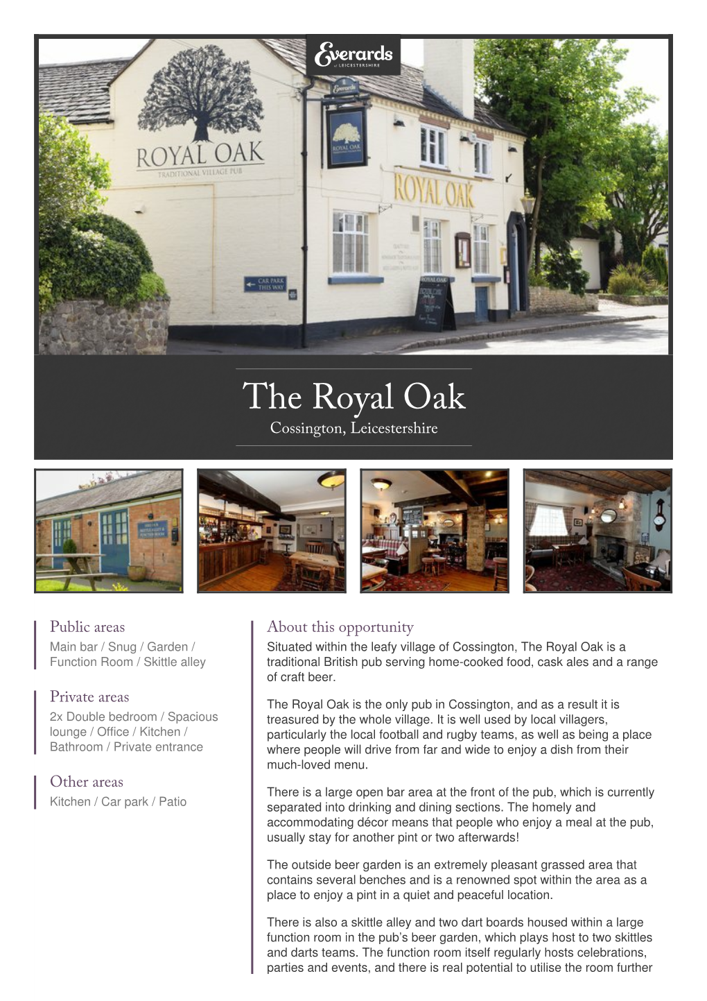 The Royal Oak Cossington, Leicestershire