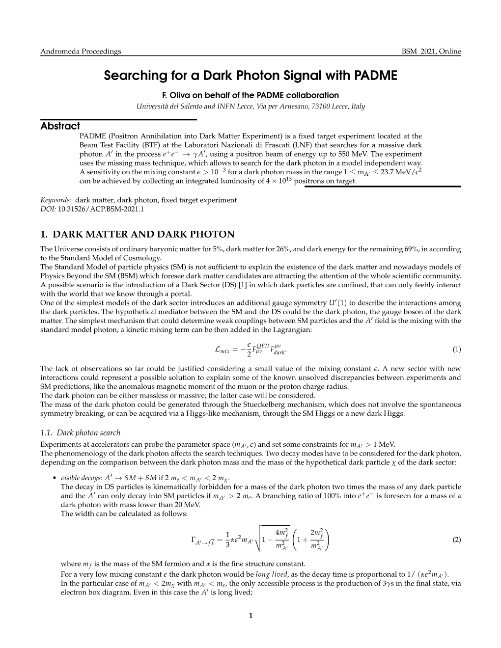 Searching for a Dark Photon Signal with PADME