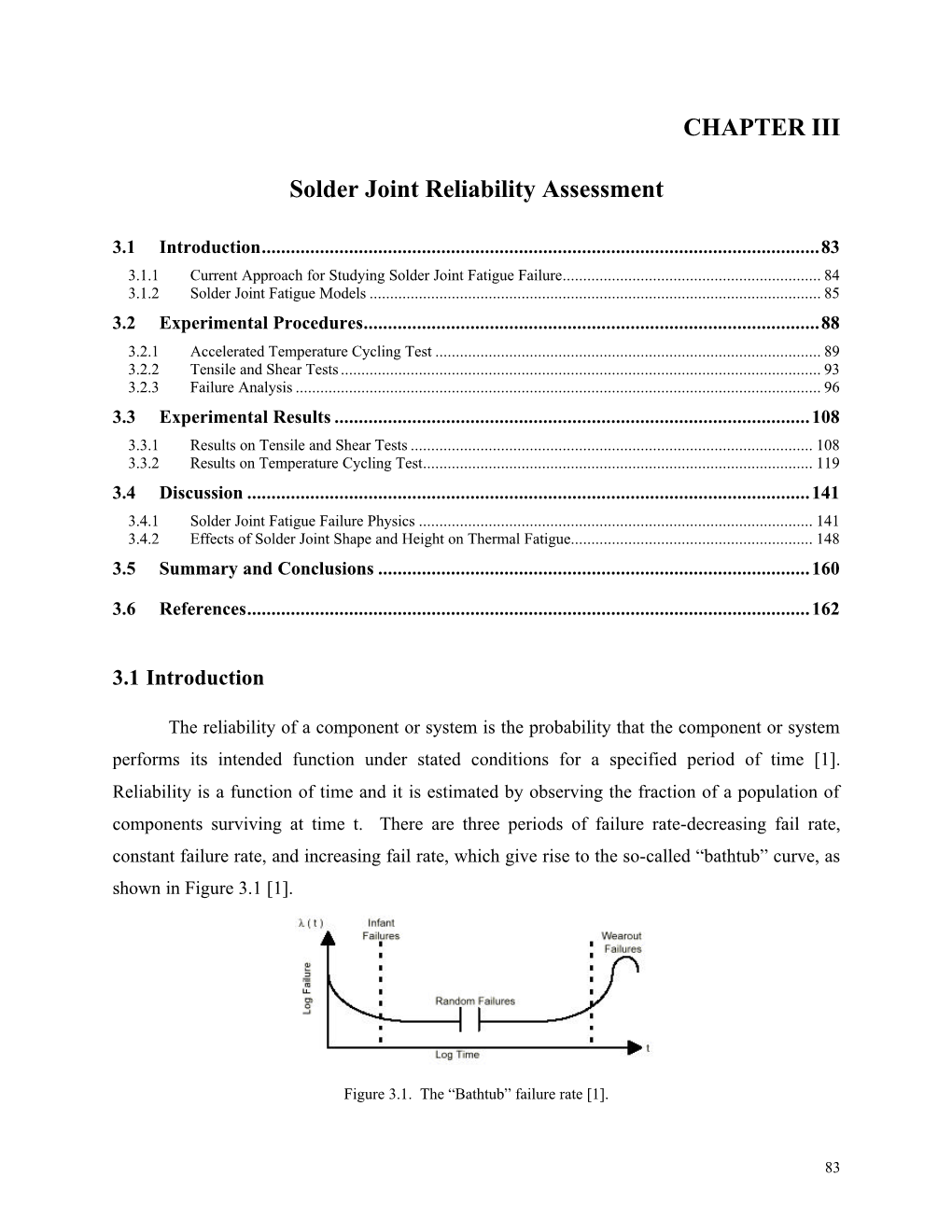 CHAPTER III Solder Joint Reliability Assessment