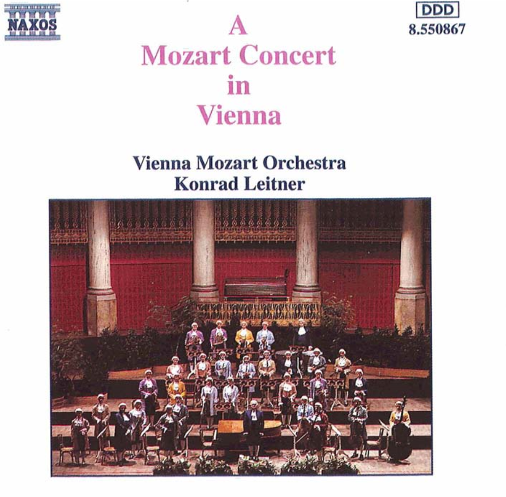 Mozart Concert in Vienna