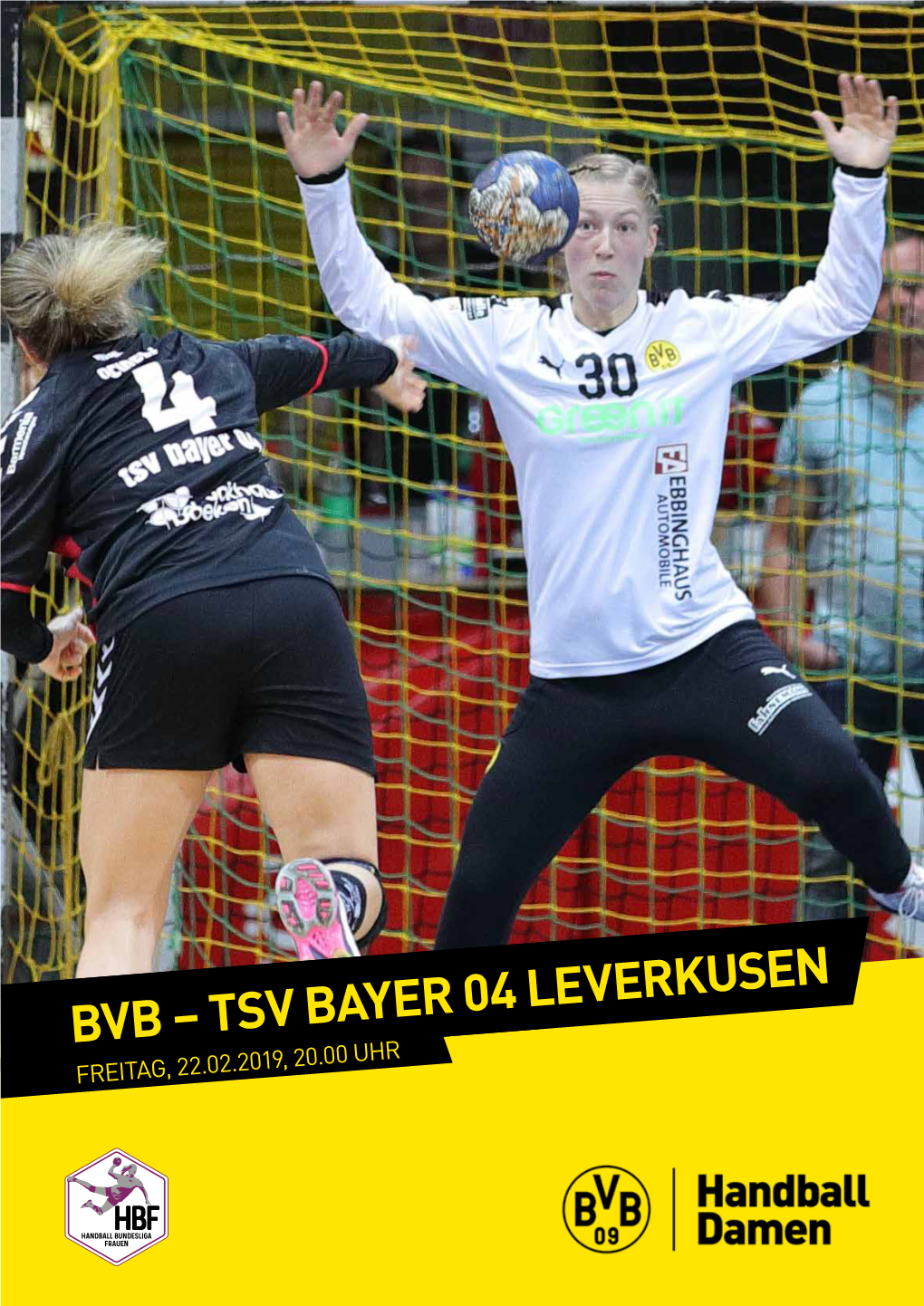 Bvb – Tsv Bayer 04 Leverkusen Freitag, 22.02.2019, 20.00 Uhr Vorwort