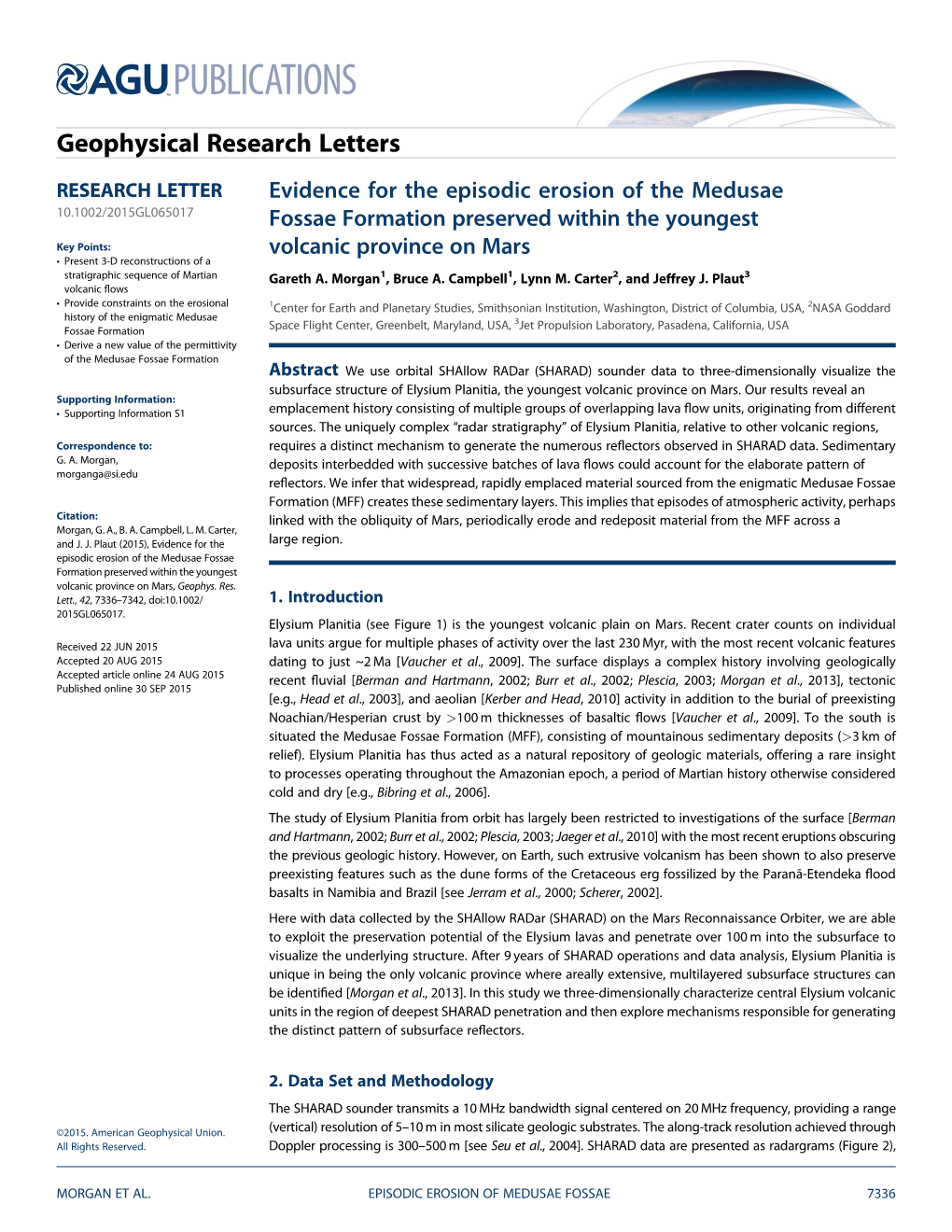 Evidence for the Episodic Erosion of the Medusae Fossae Formation