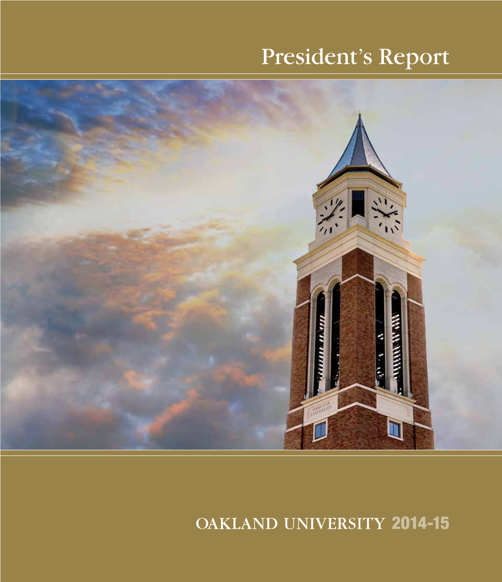 President's Report