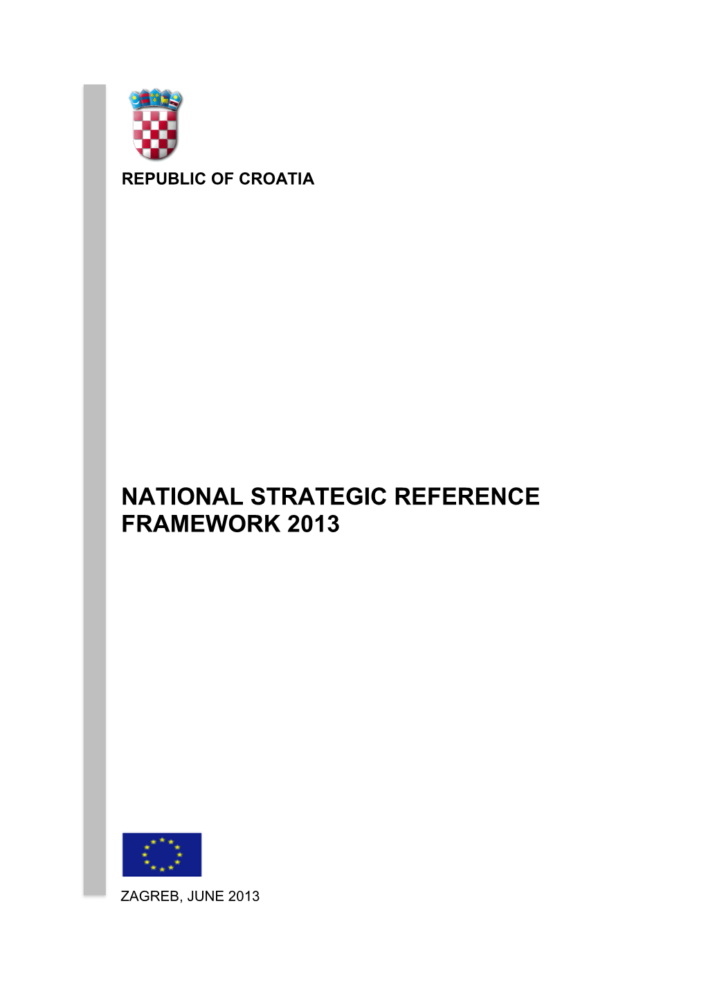 National Strategic Reference Framework 2013