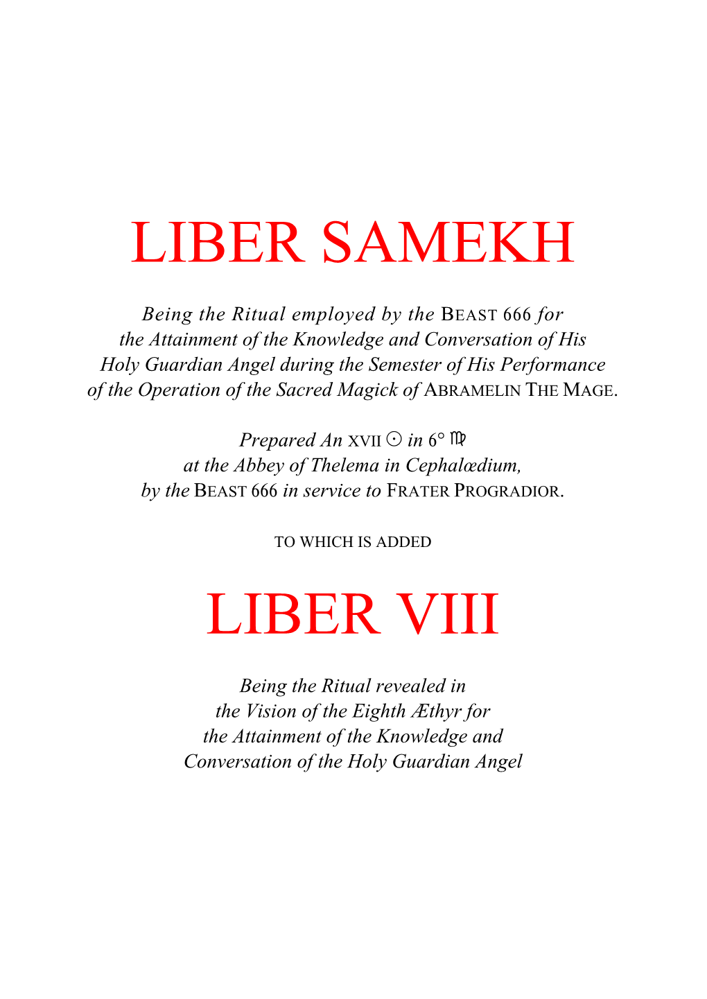 Liber Samekh -.:: GEOCITIES.Ws