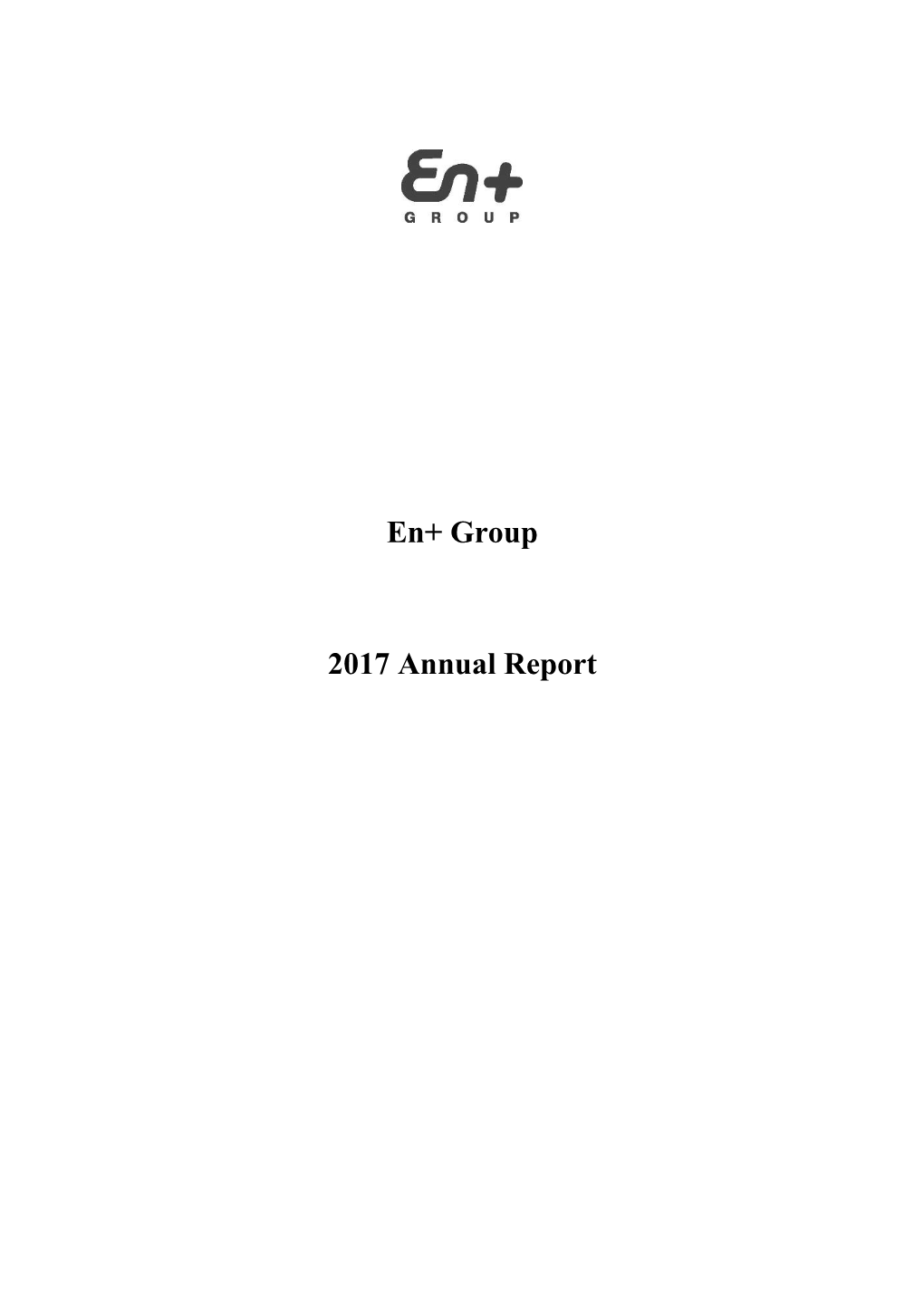 En+ Group 2017 Annual Report