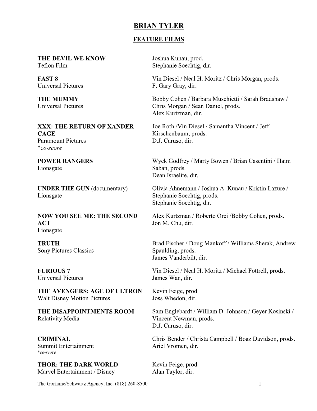 Awards / Nominations