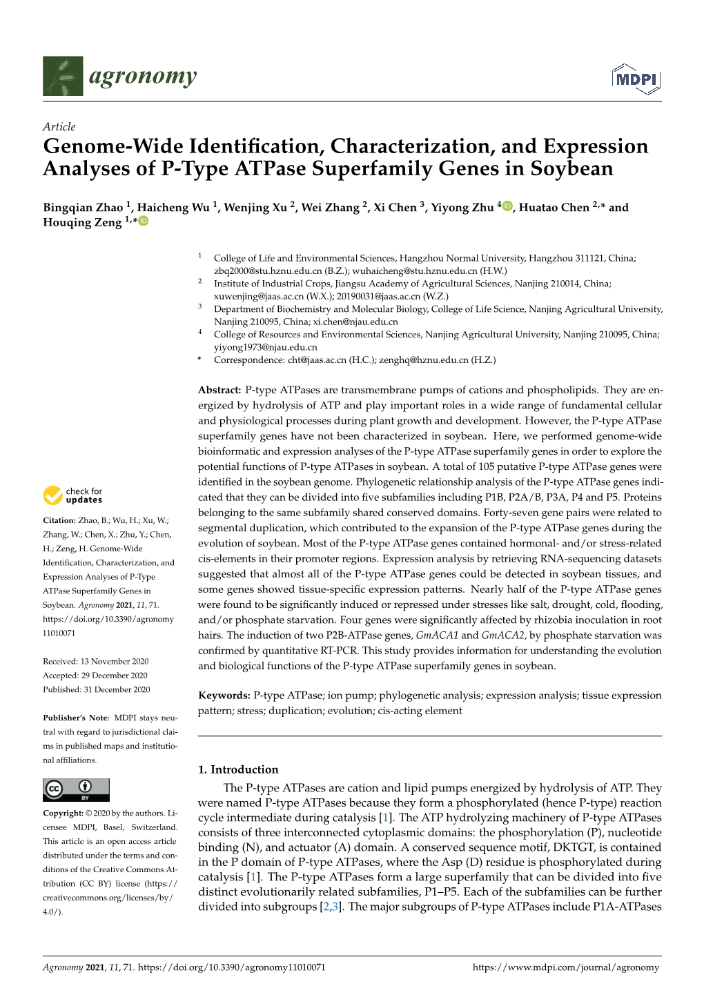 Genome-Wide Identification, Characterization, And