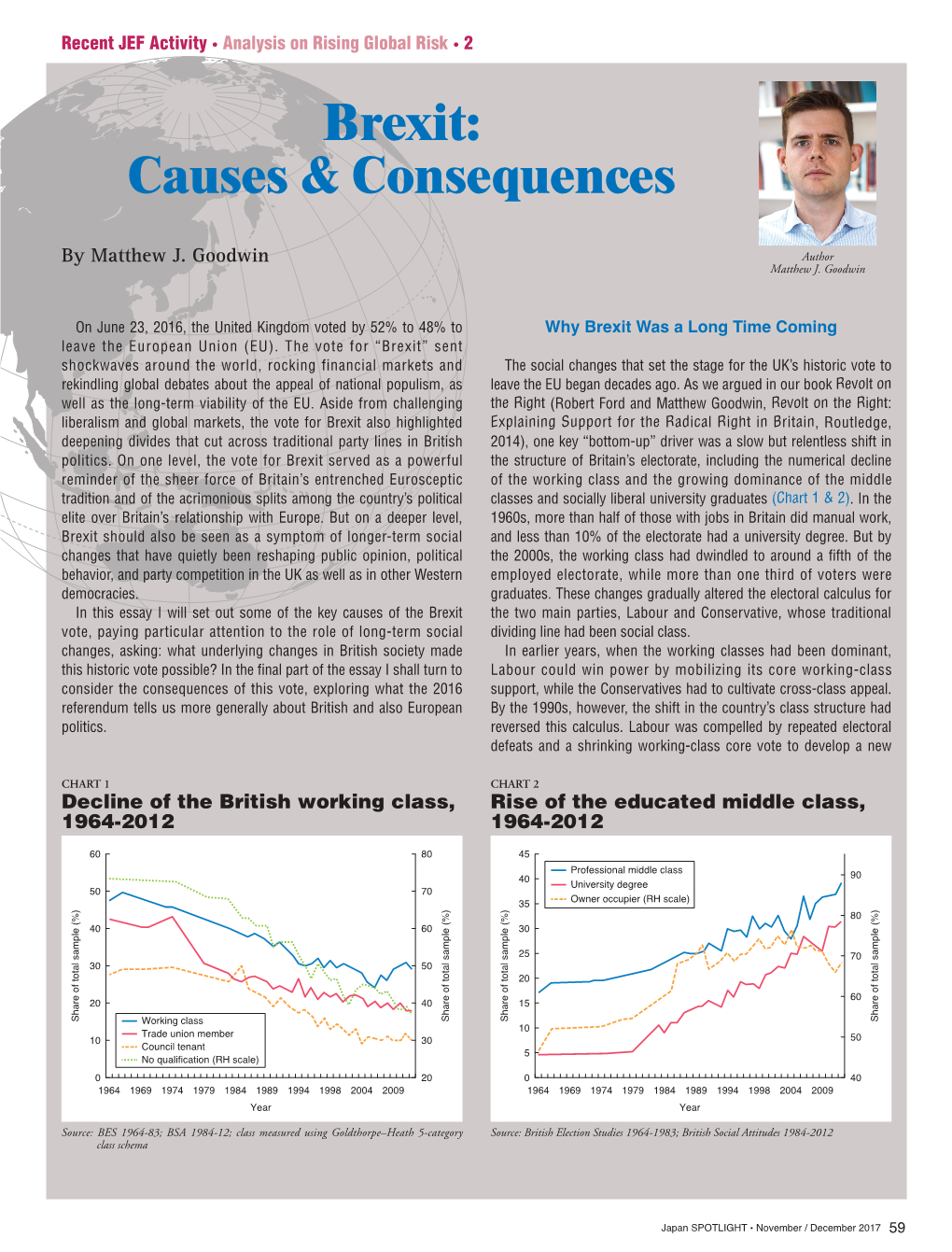 Brexit: Causes & Consequences