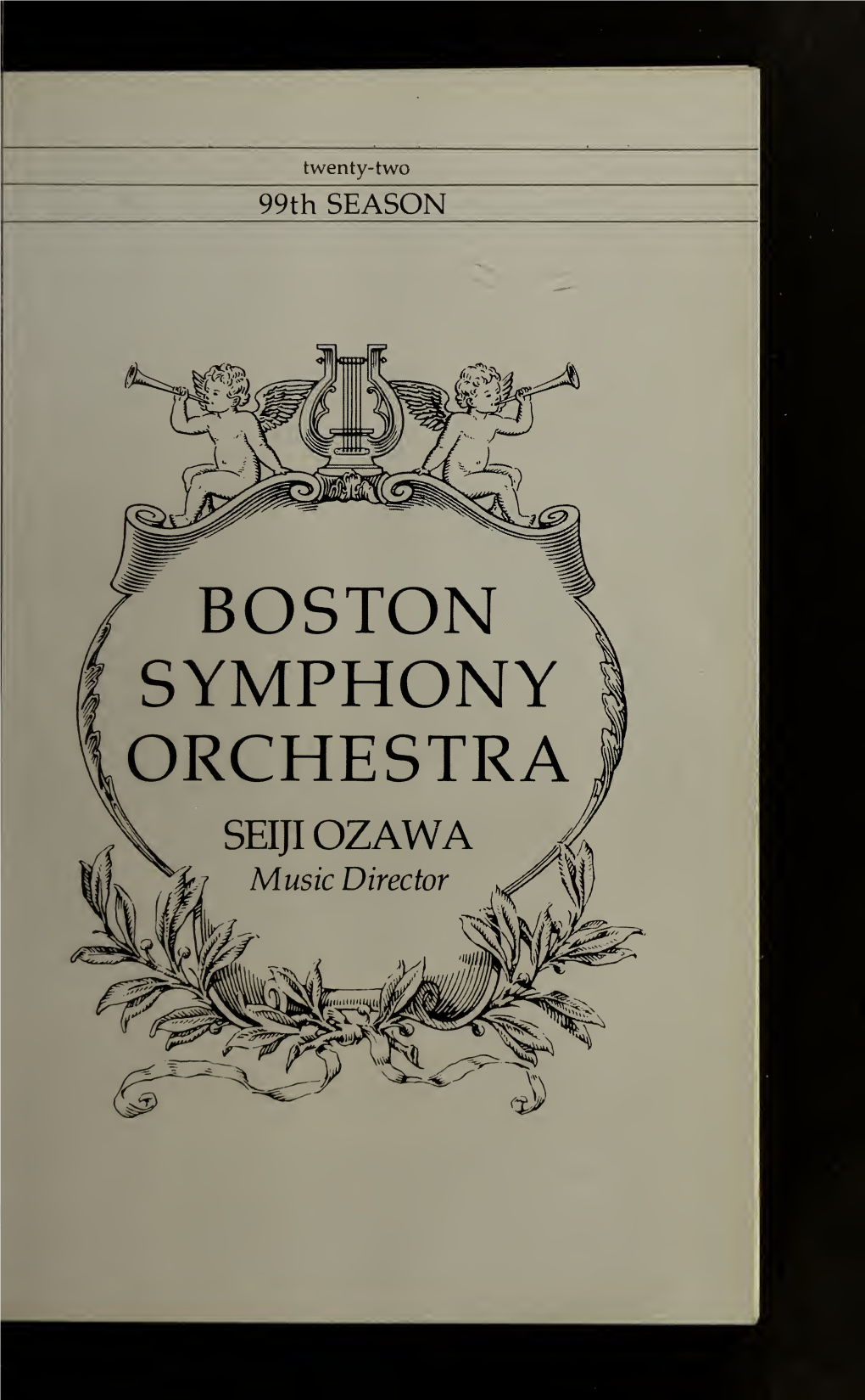 Boston Symphony Orchestra Concert Programs, Season 99, 1979