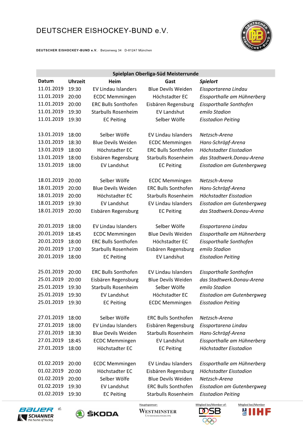 DEUTSCHER EISHOCKEY-BUND E.V