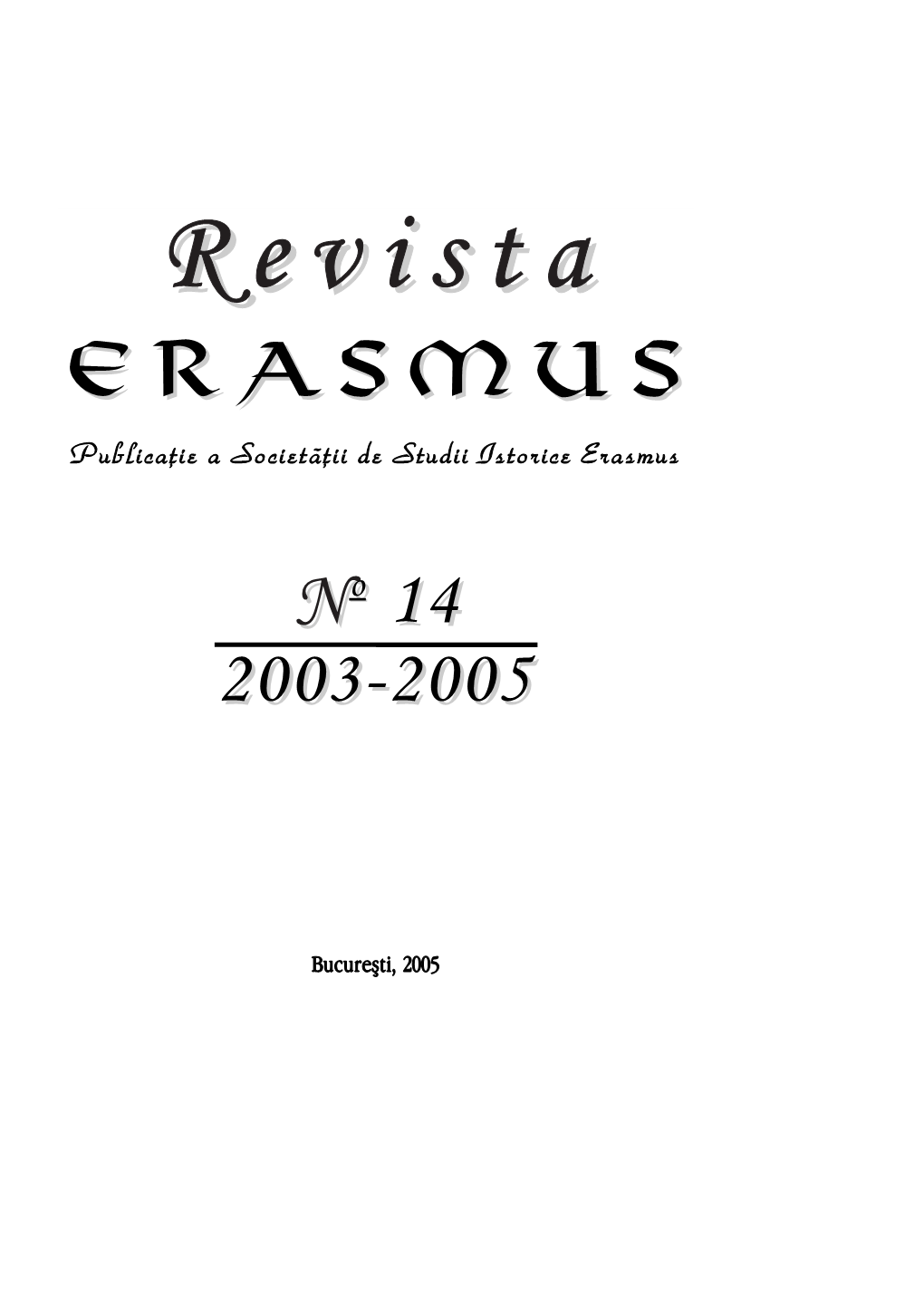 2003-2005 Erasmus