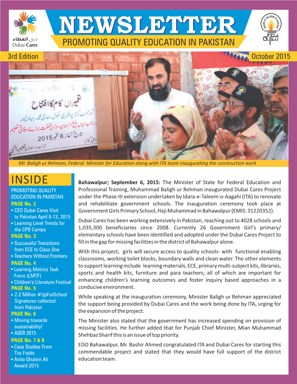 3Rd Newsletter 2015.Cdr