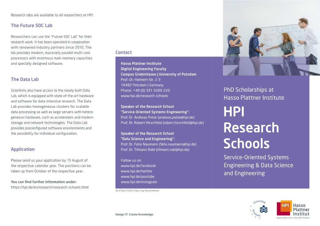 HPI Research Schools