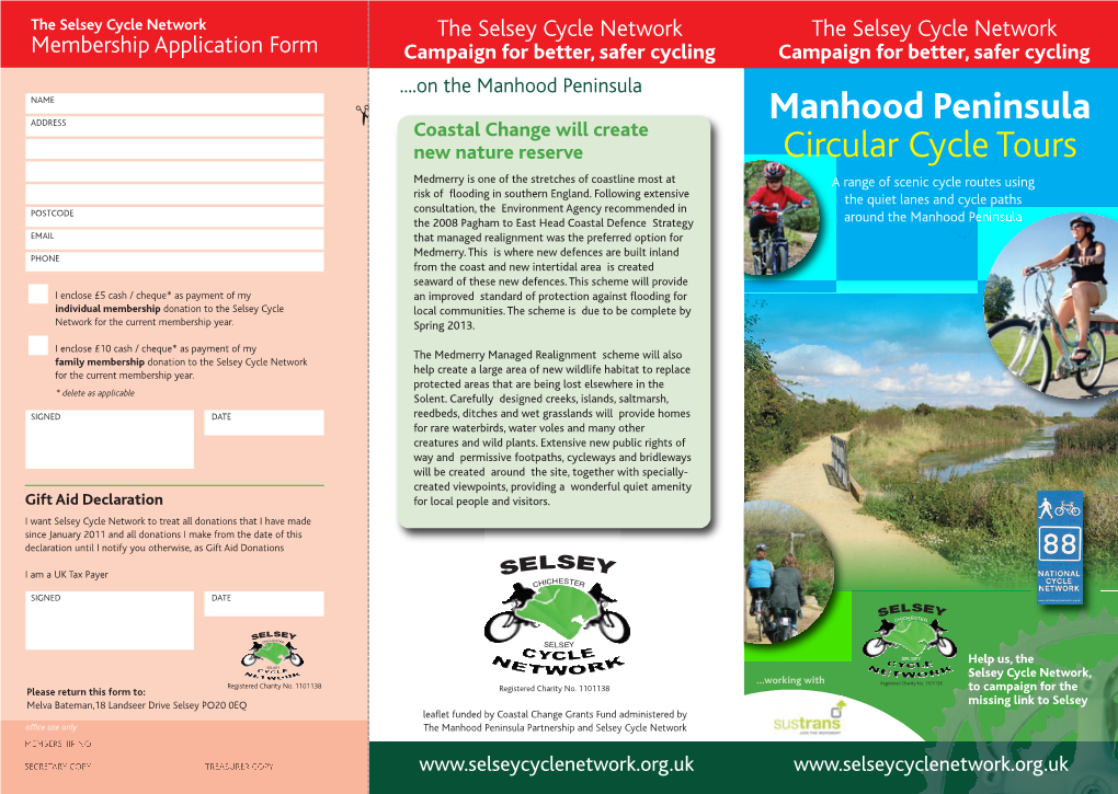 Manhood Peninsula Circular Cycle Tours SELSEY