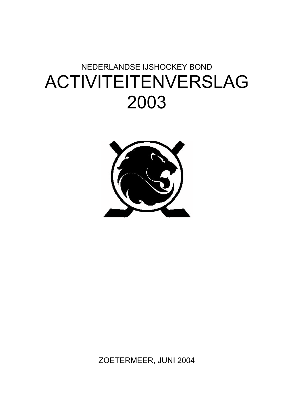 Activiteitenverslag 1997