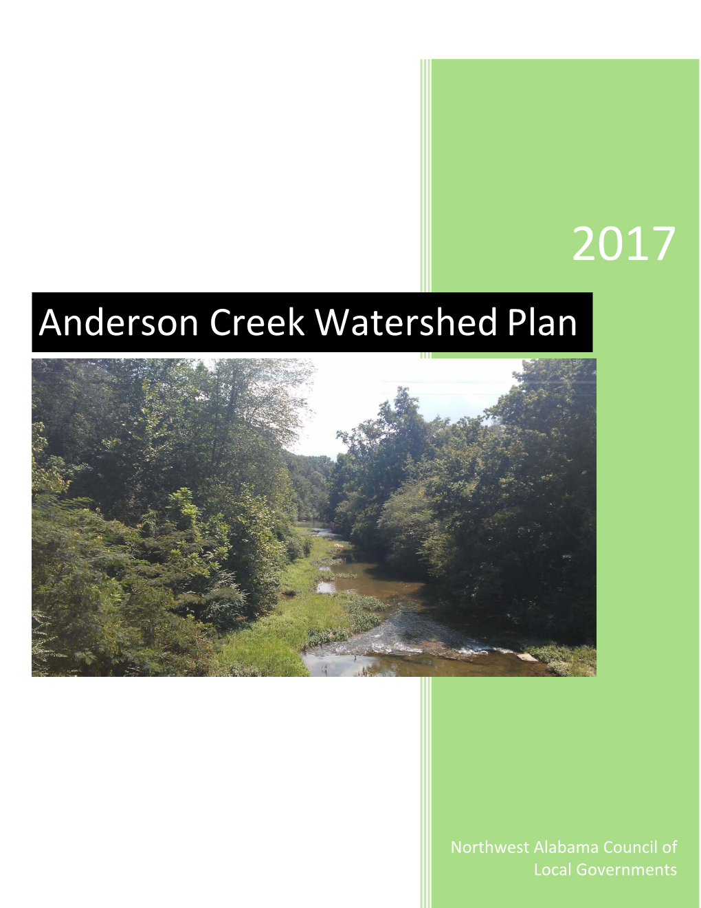 Anderson Creek Watershed Plan