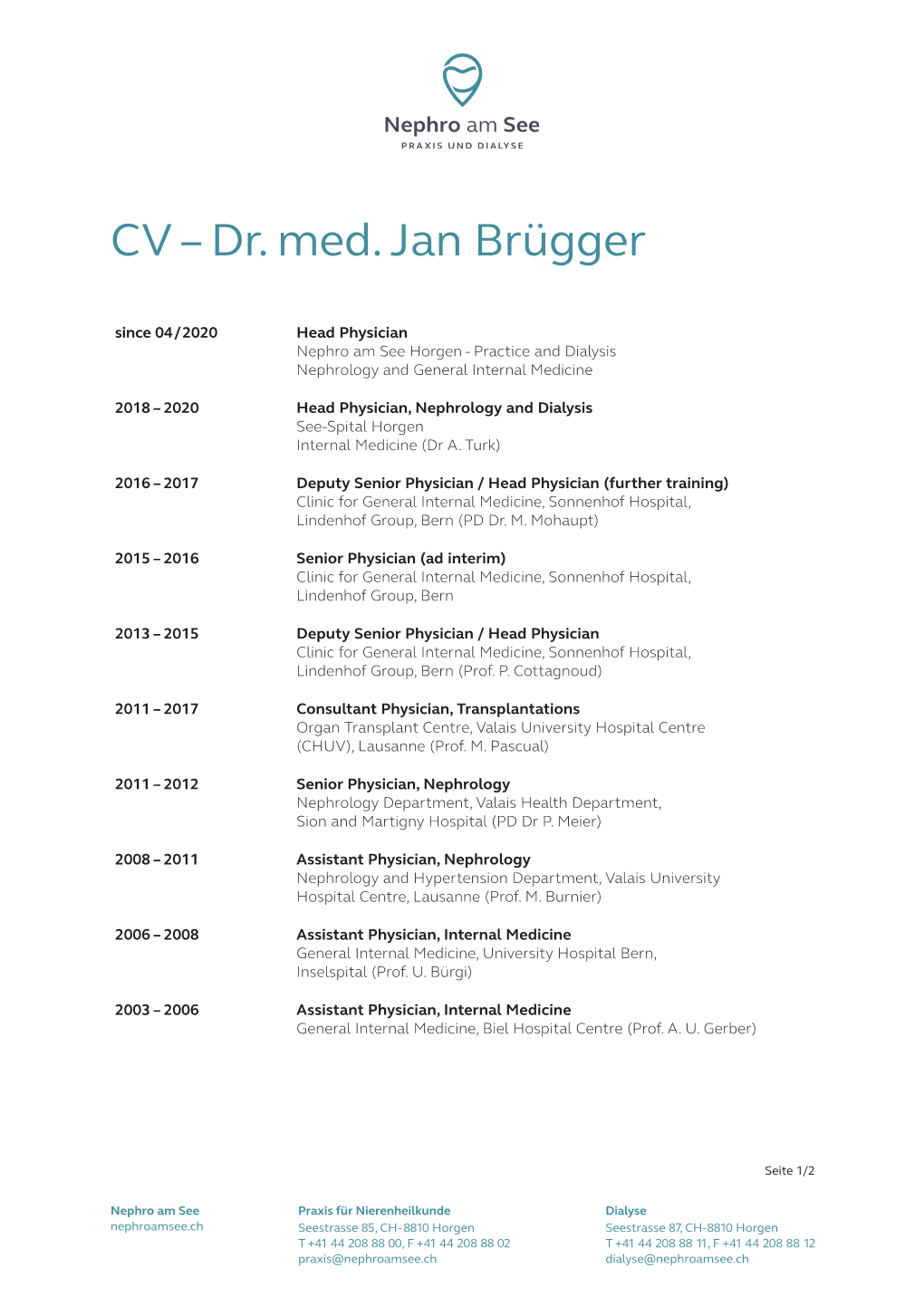 Dr. Med. Jan Brügger