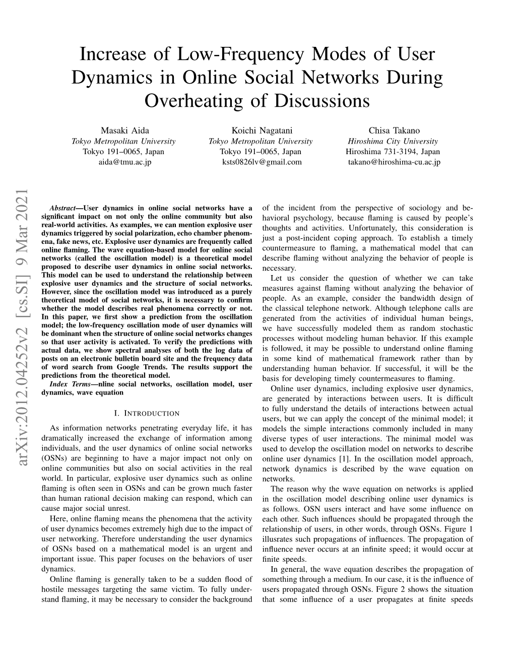 Increase of Low-Frequency Modes of User Dynamics in Online Social Networks During Overheating of Discussions