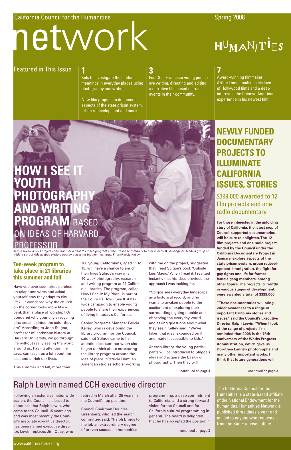 Spring 2008 Newsletter