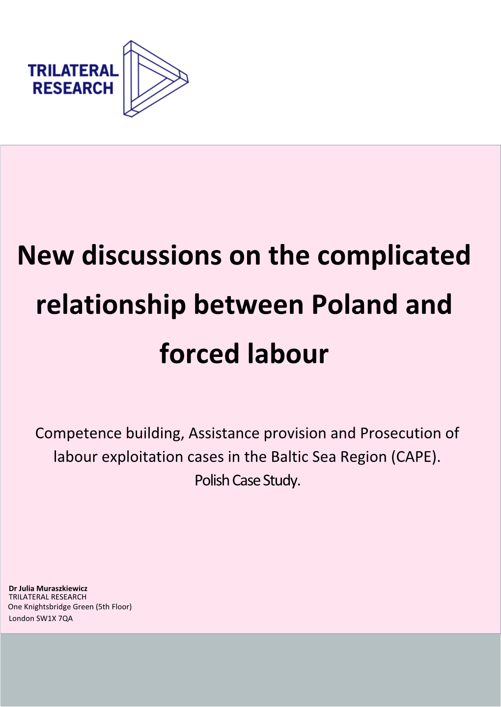New Discussions on the Complicated Relationship Between Poland and Forced Labour