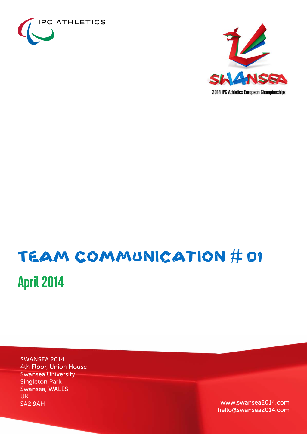 Team Communication # 01 April 2014
