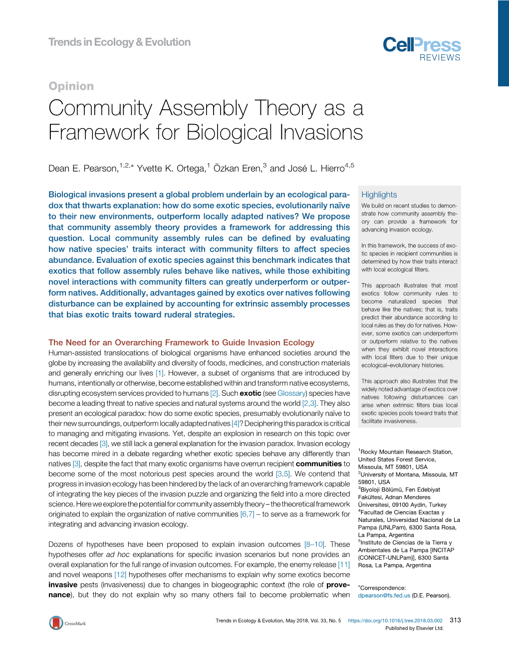 Community Assembly Theory As a Framework for Biological Invasions