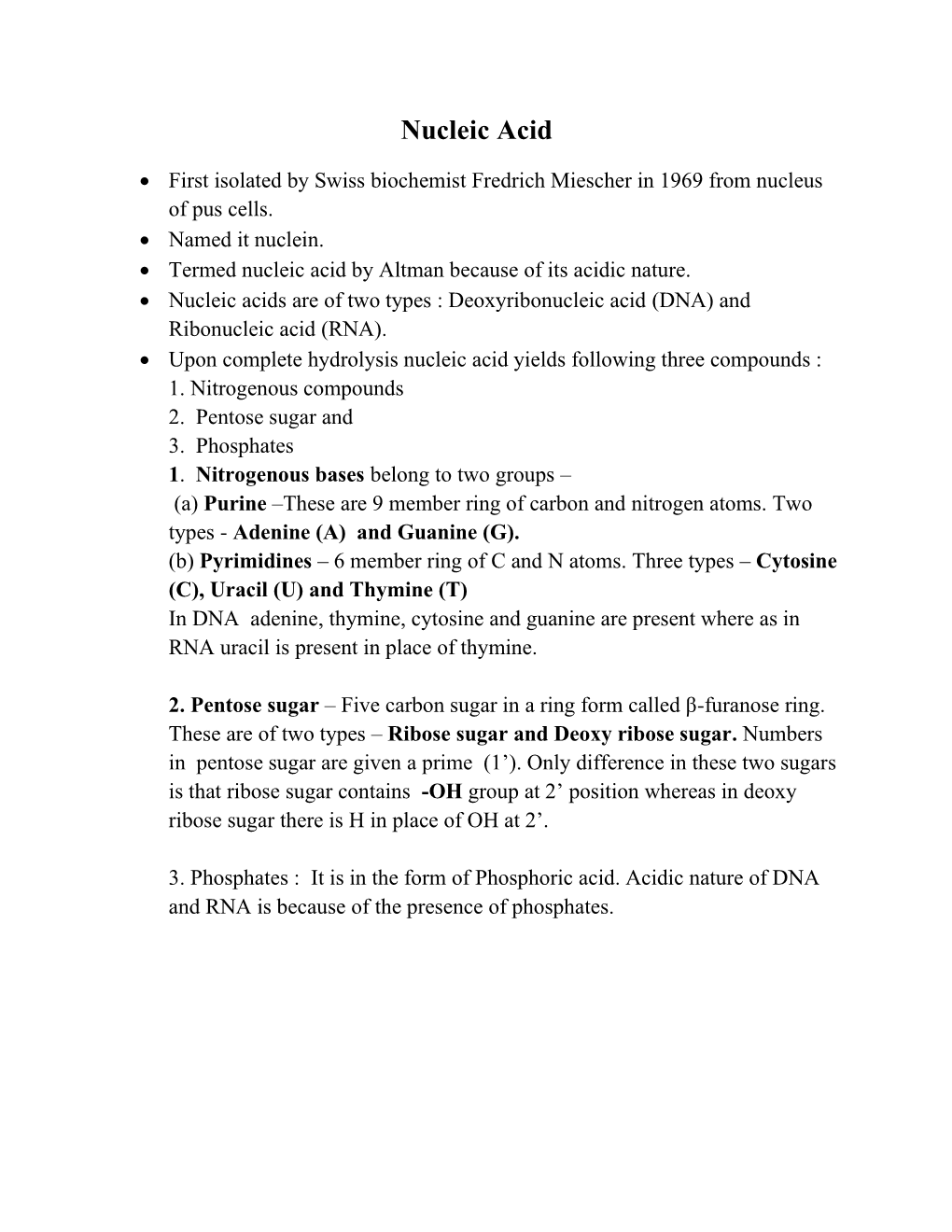 Nucleic Acid.Pdf