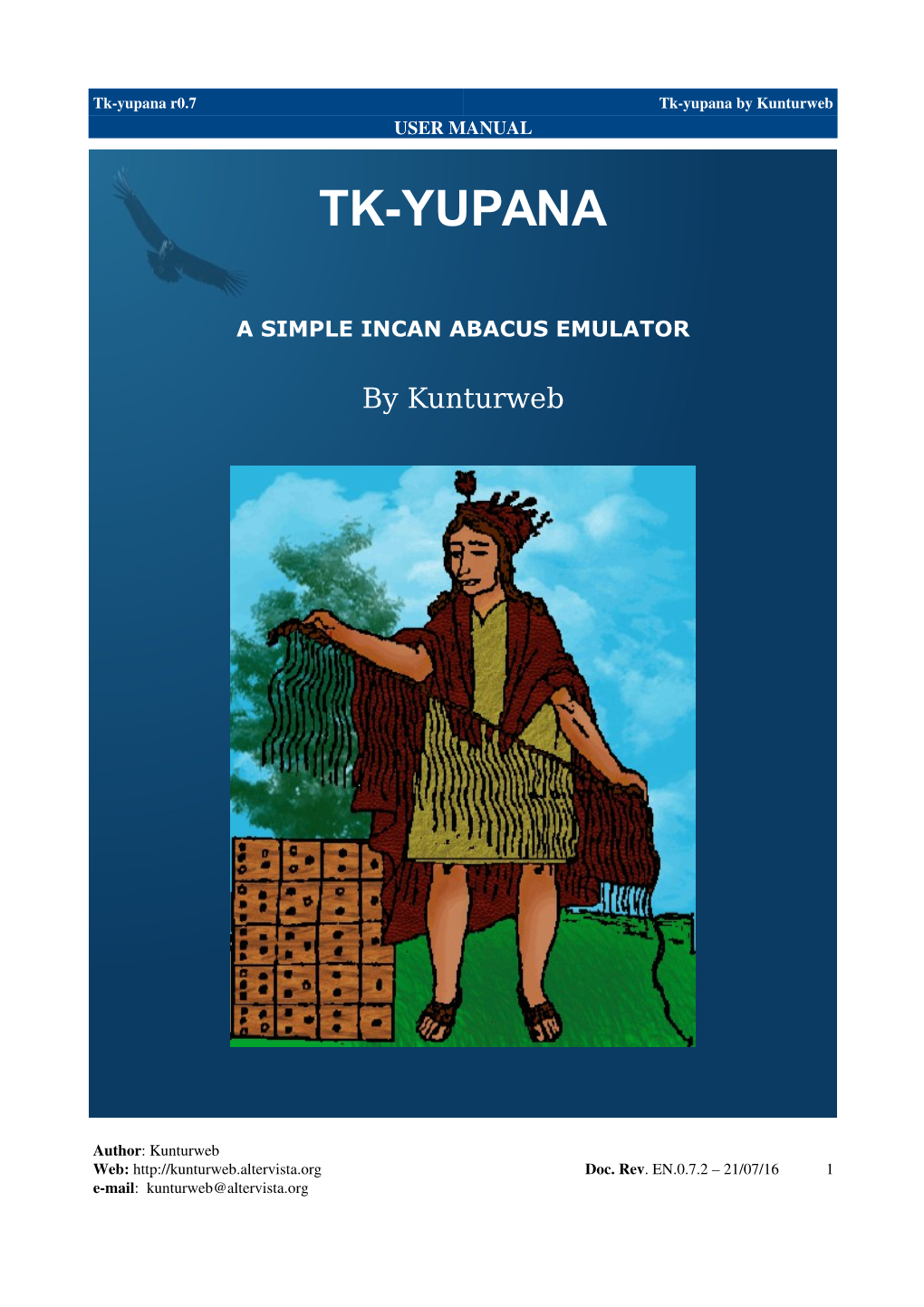 Tk-Yupana R0.7 Tk-Yupana by Kunturweb USER MANUAL TK-YUPANA