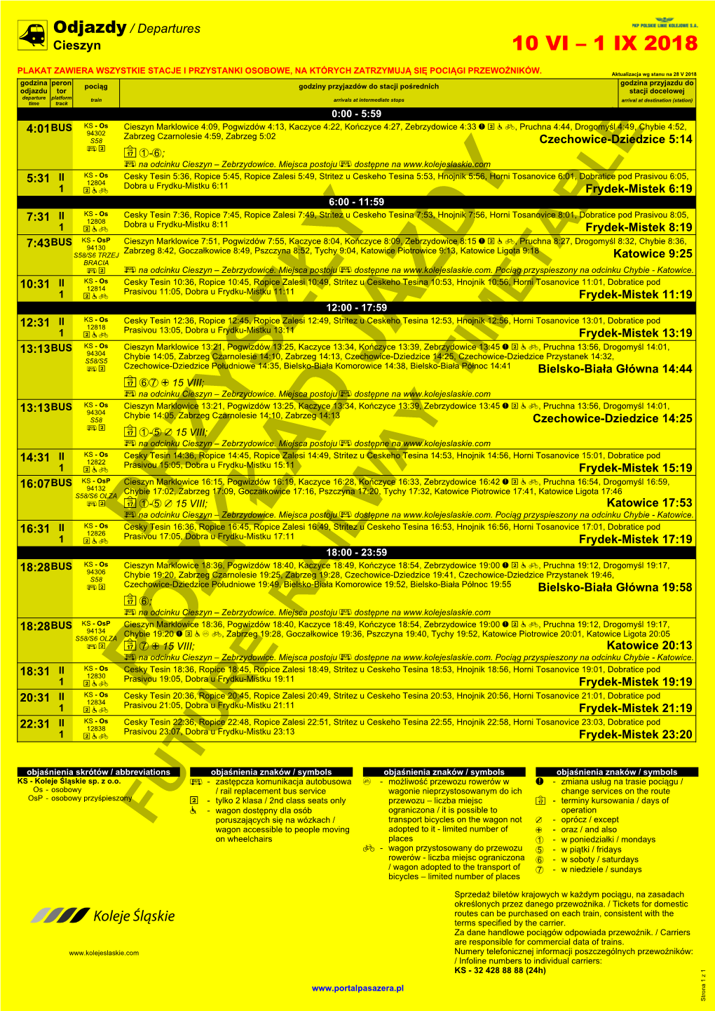 Future Railway Timetable