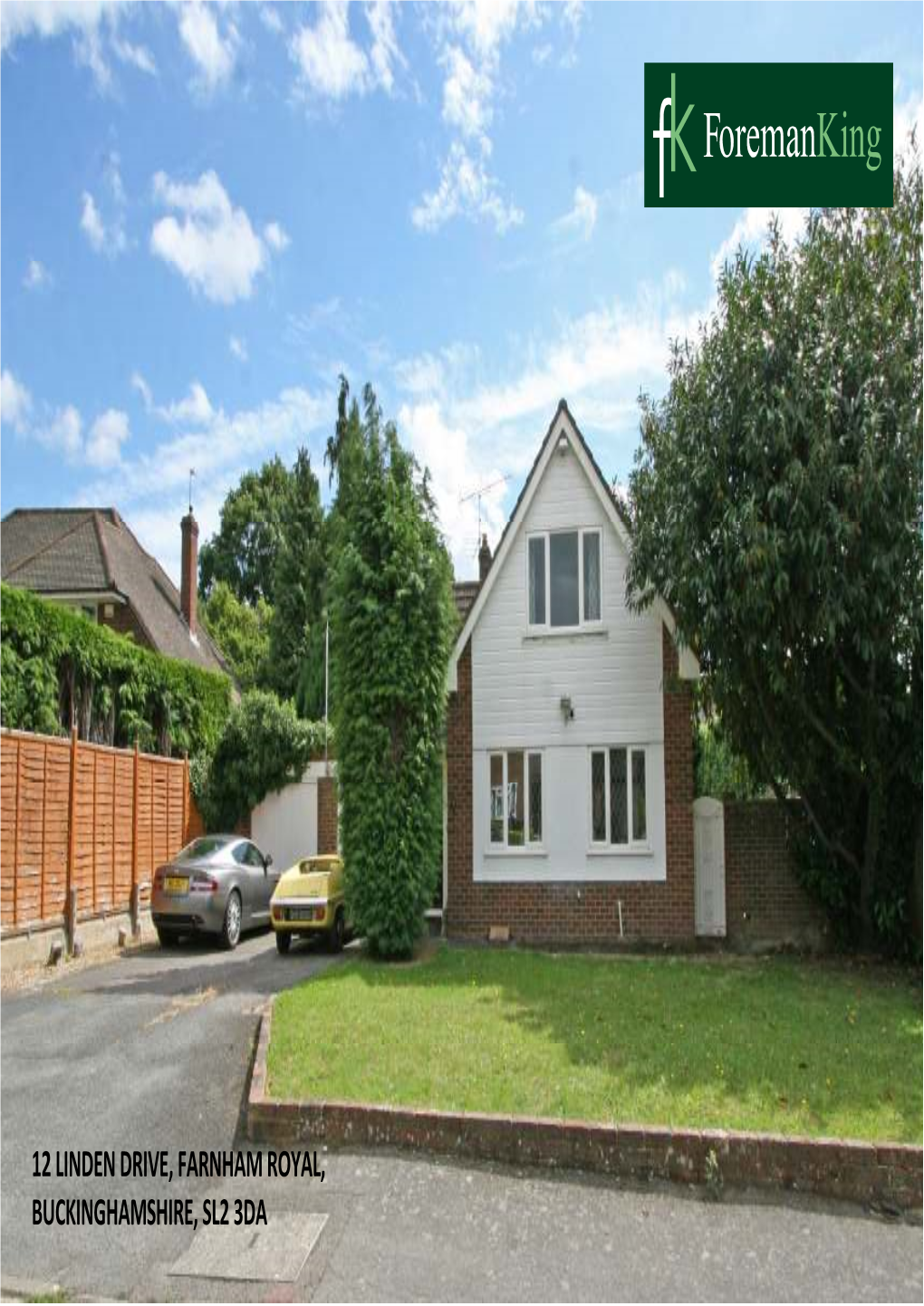 12 Linden Drive, Farnham Royal, Buckinghamshire, Sl2 3Da