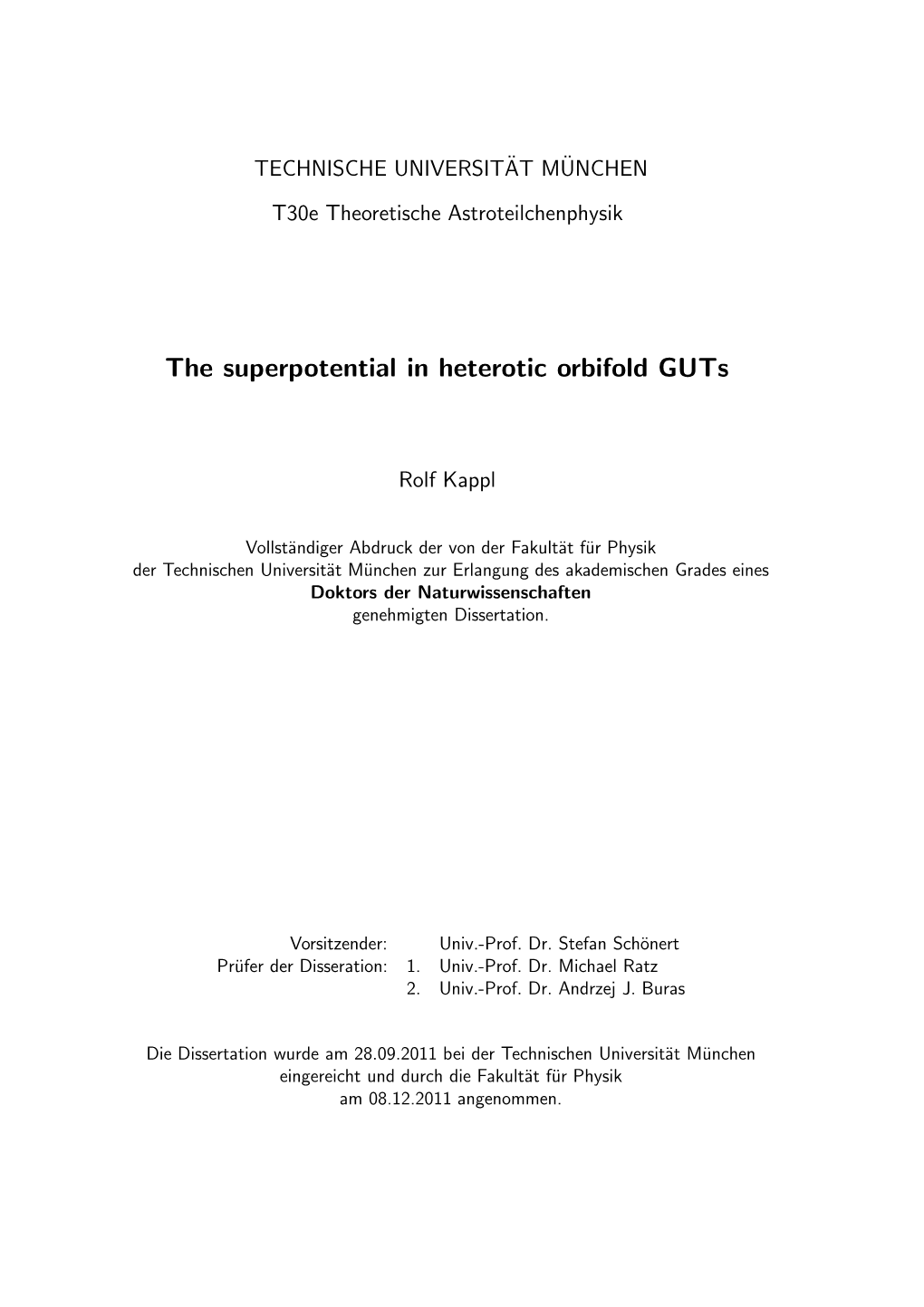 The Superpotential in Heterotic Orbifold Guts