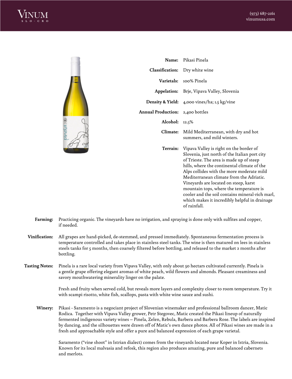 Tasting Notes: Winery