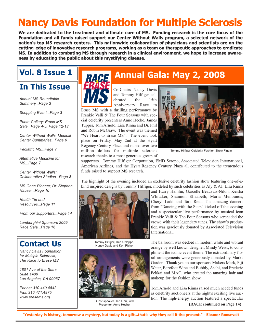 2008 Newsletter