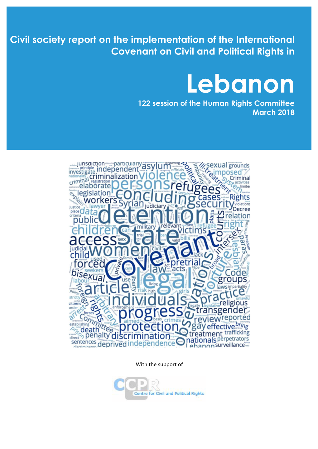 Lebanon 122 Session of the Human Rights Committee