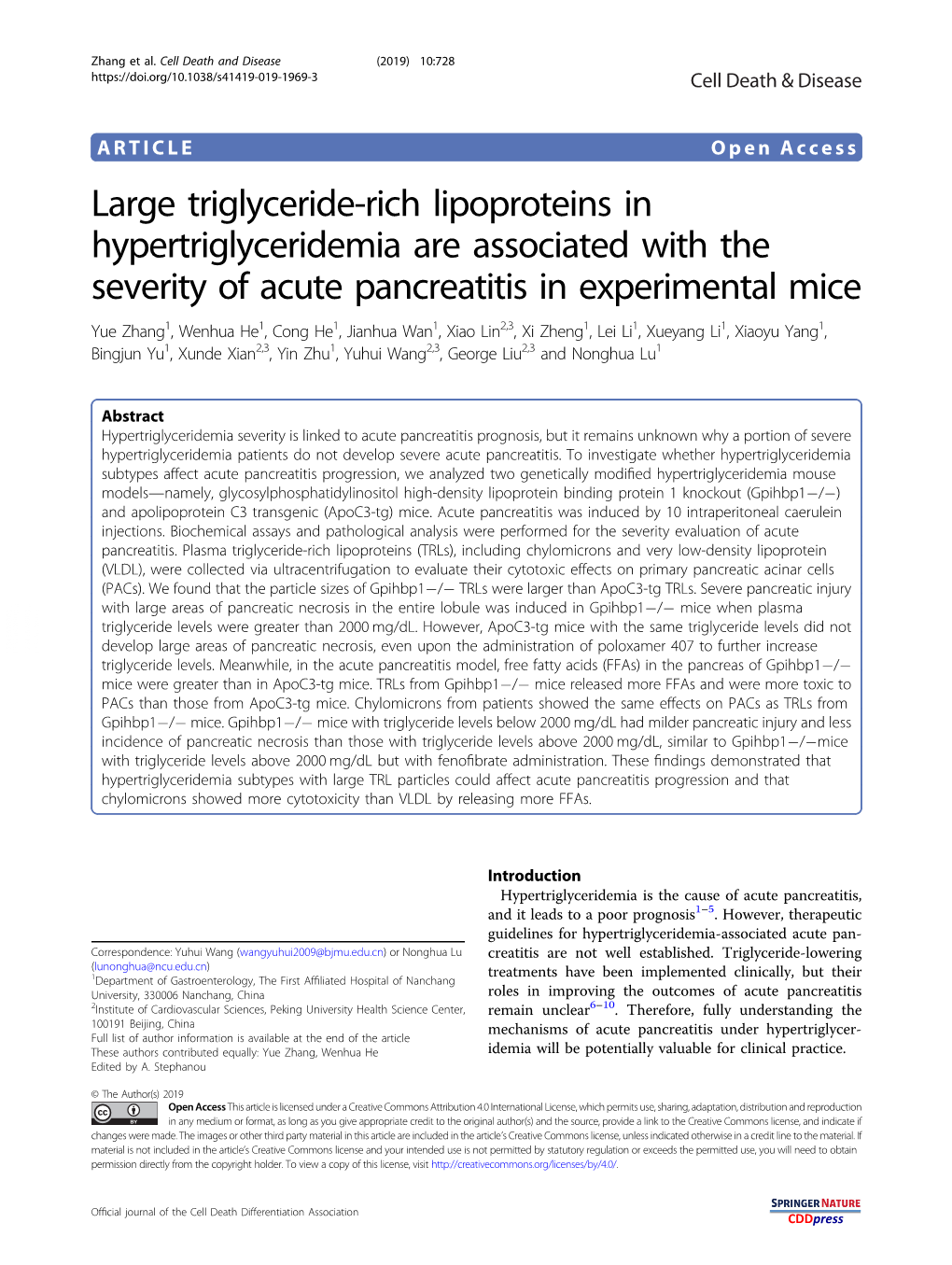 Large Triglyceride-Rich Lipoproteins in Hypertriglyceridemia Are Associated