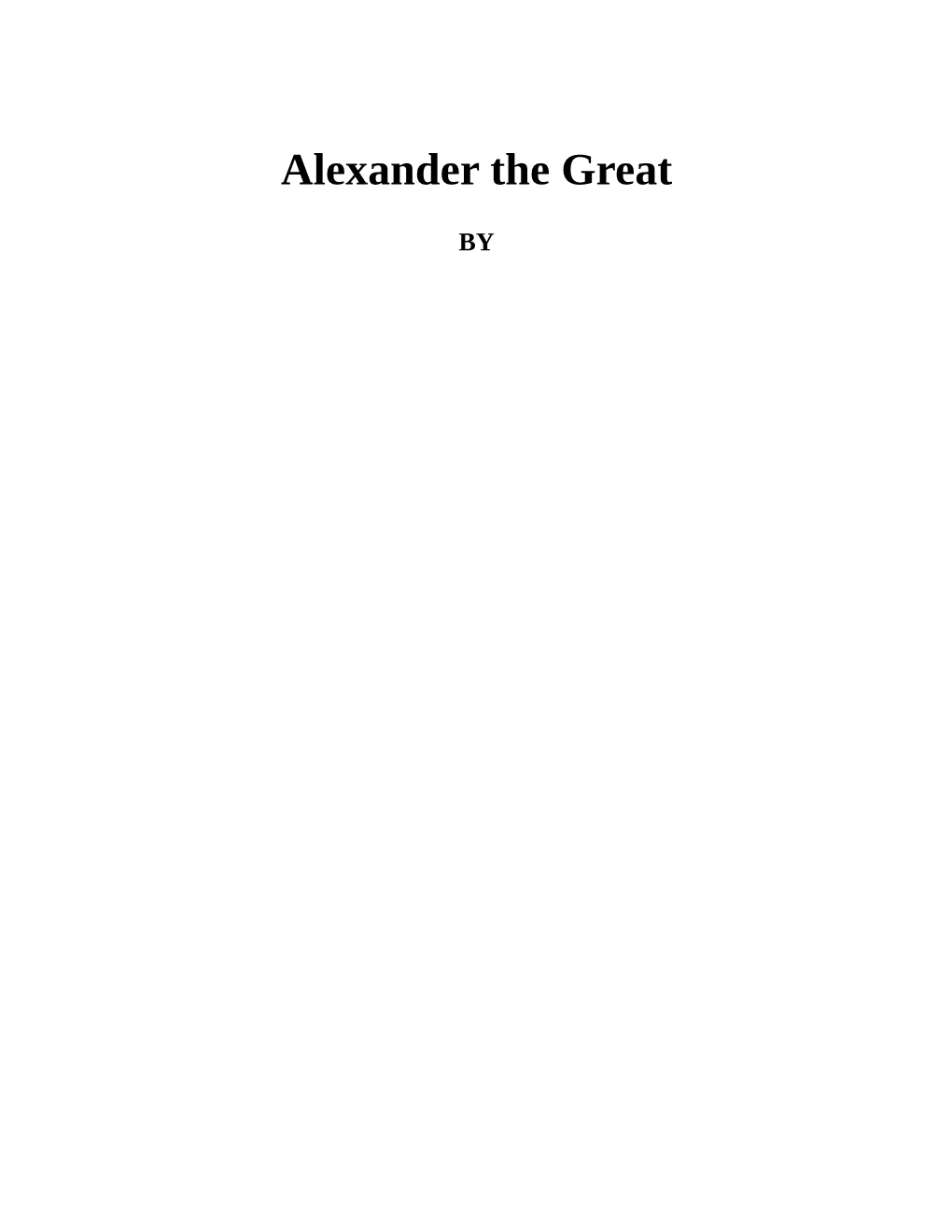 Alexander the Great / Makers of History