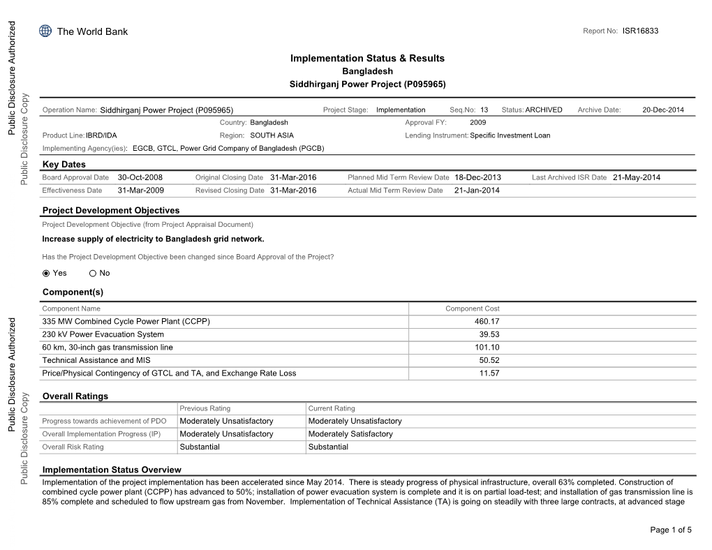 World Bank Document