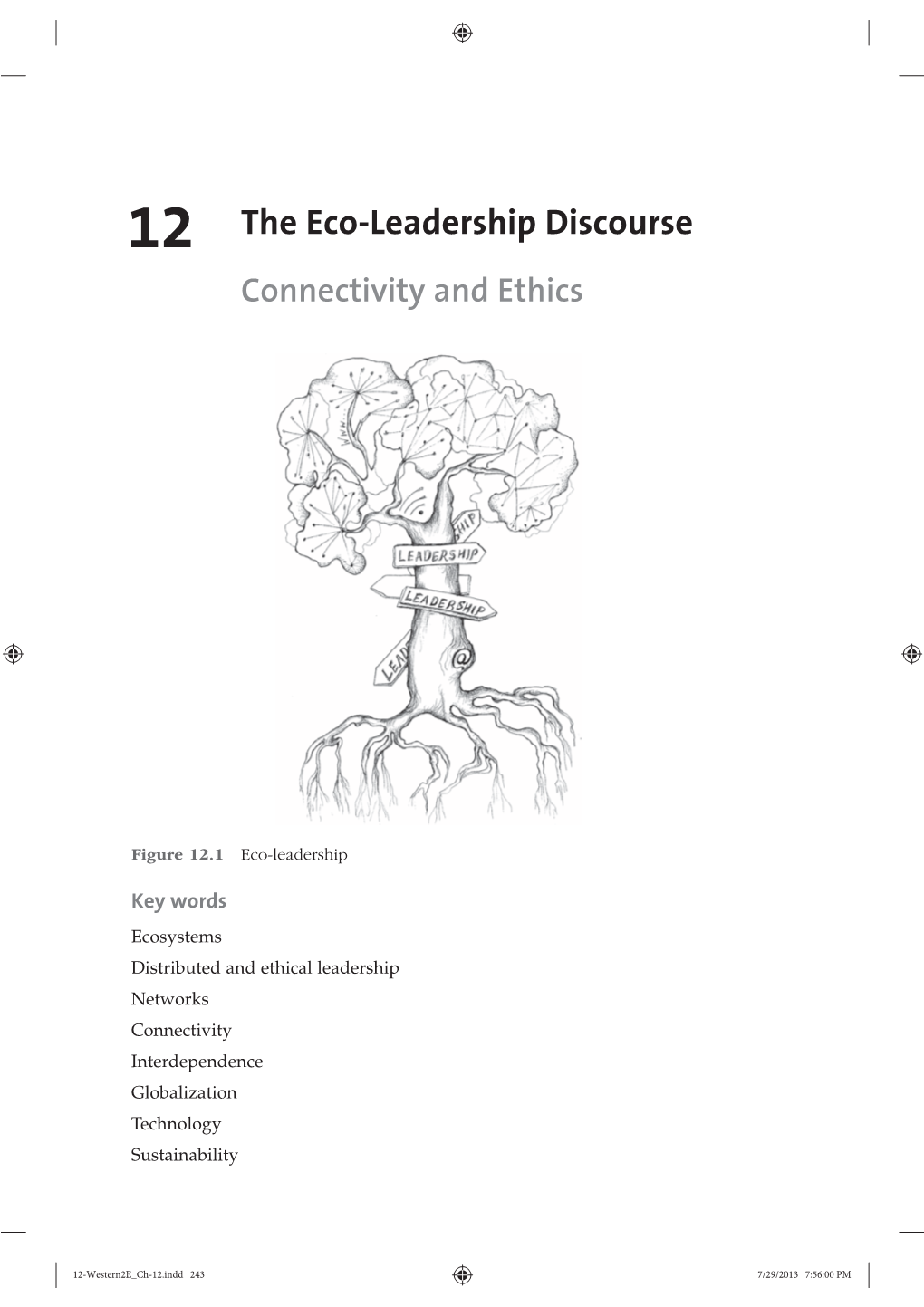 12 the Eco-Leadership Discourse Connectivity and Ethics