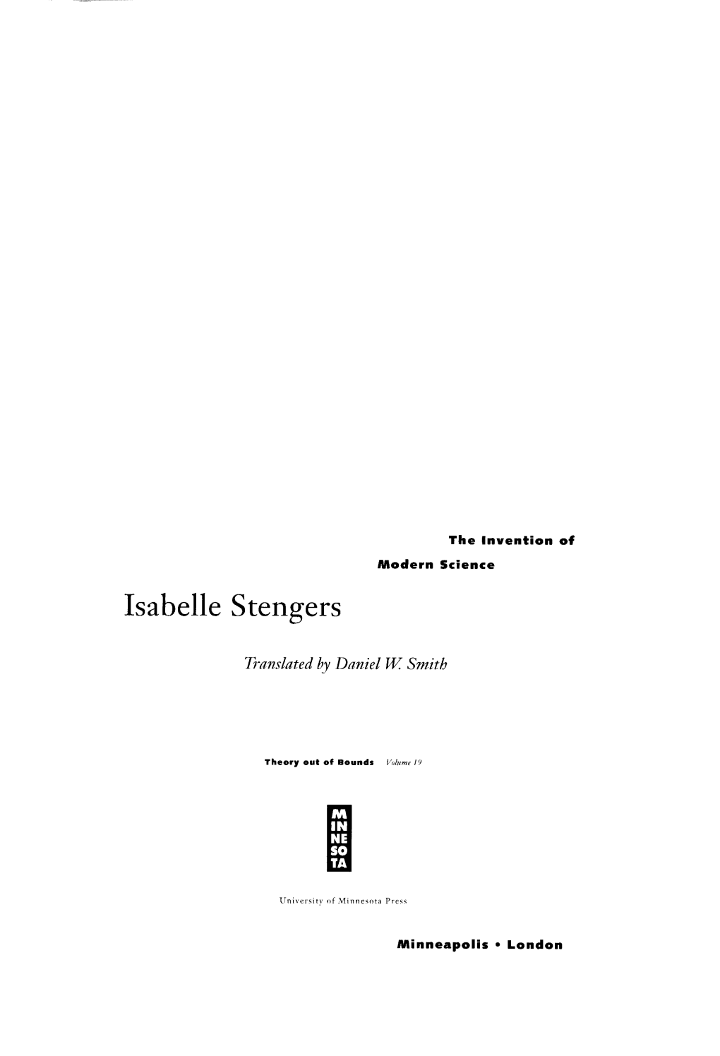 Isabelle Stengers