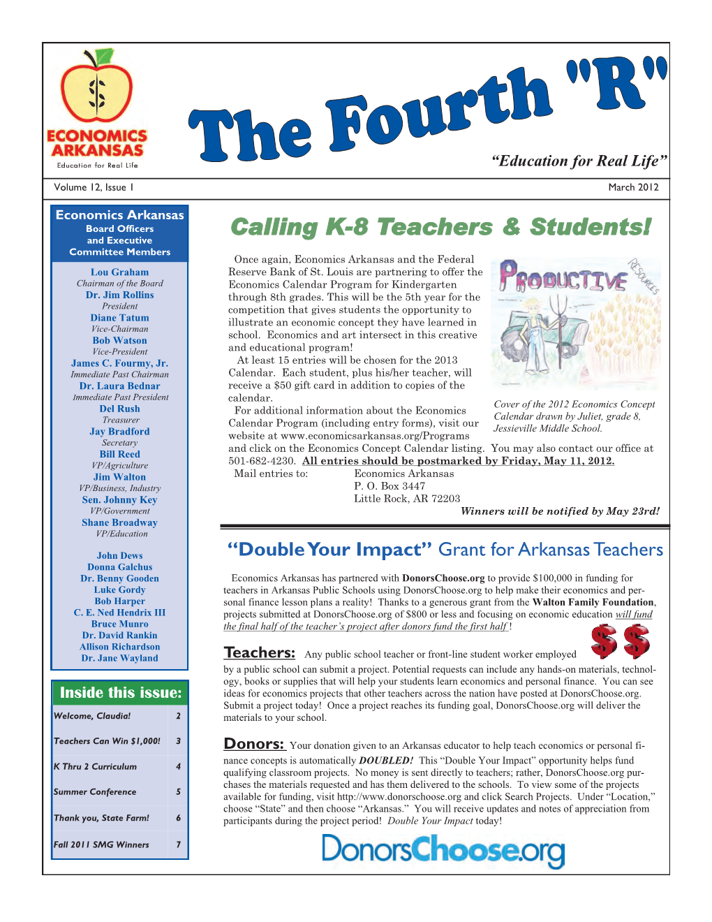 Calling K-8 Teachers & Students!
