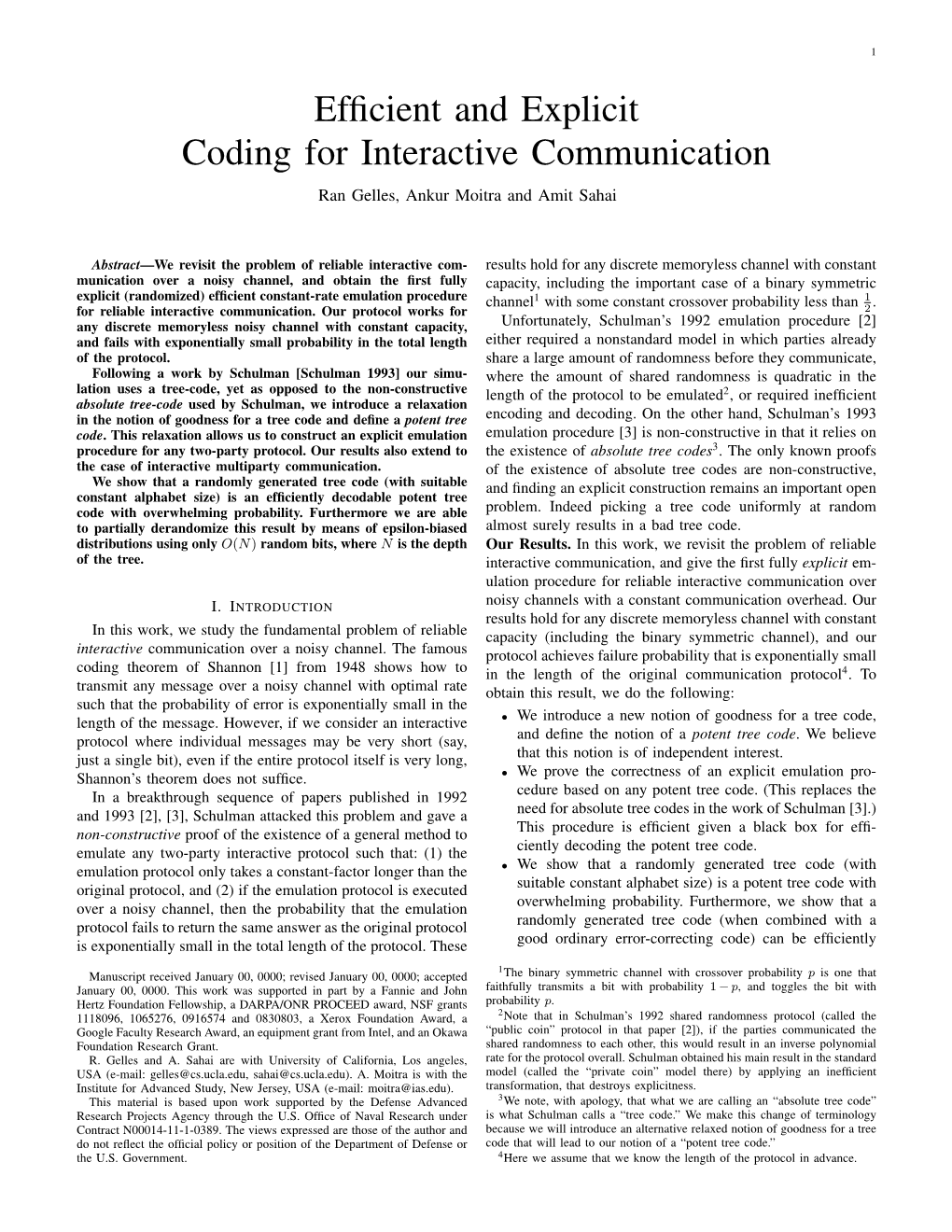 Efficient and Explicit Coding for Interactive Communication