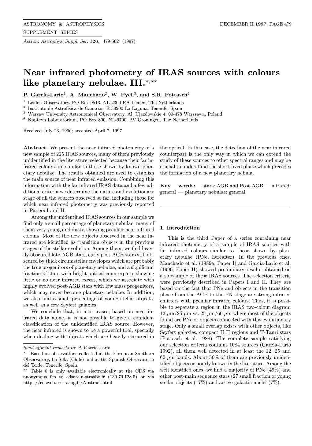 Near Infrared Photometry of IRAS Sources with Colours Like Planetary Nebulae