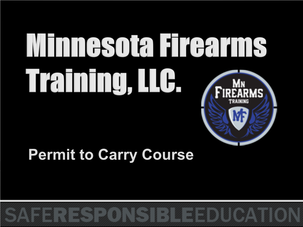 Minnesota Firearms Training